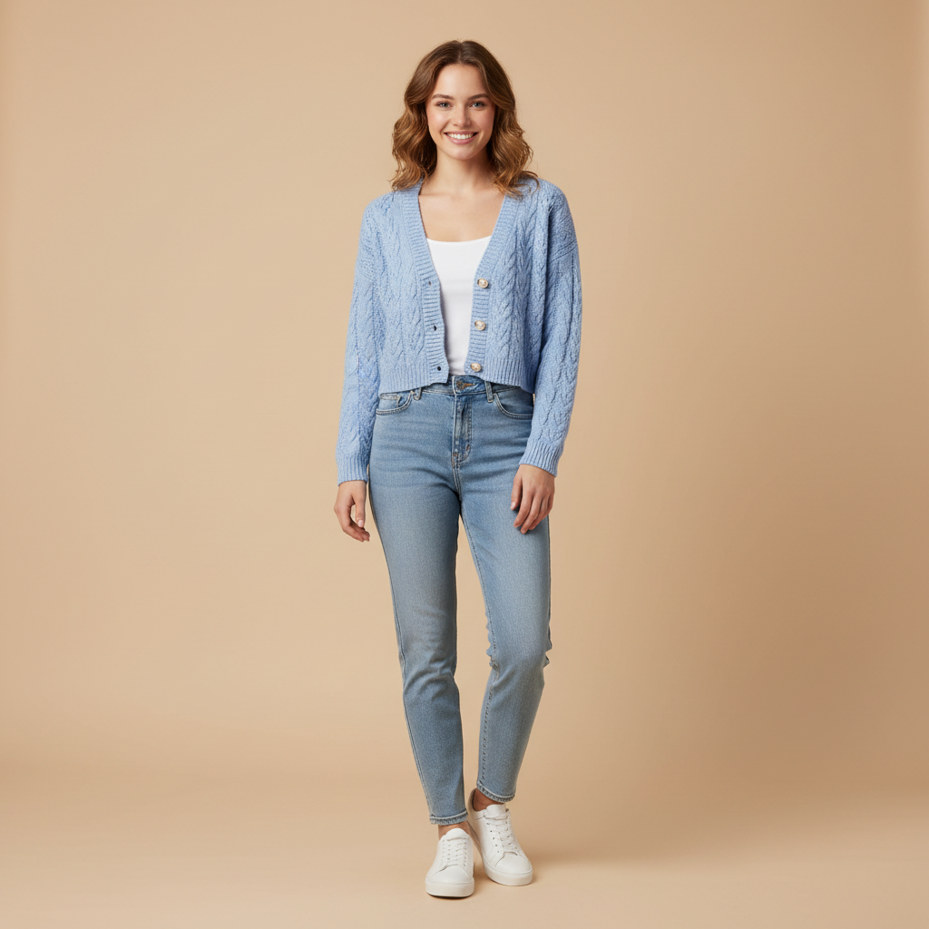 Elina – Cropped Cardigan