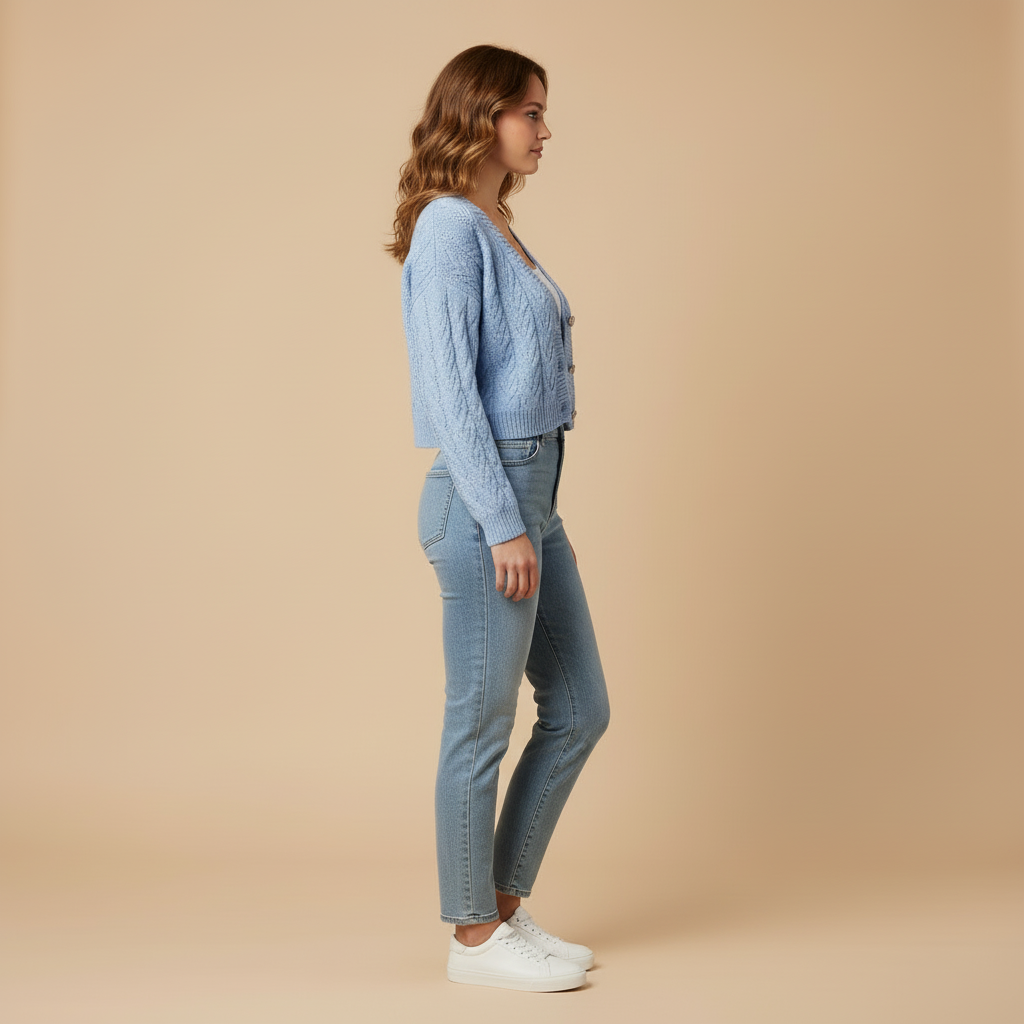 Elina – Cropped Cardigan