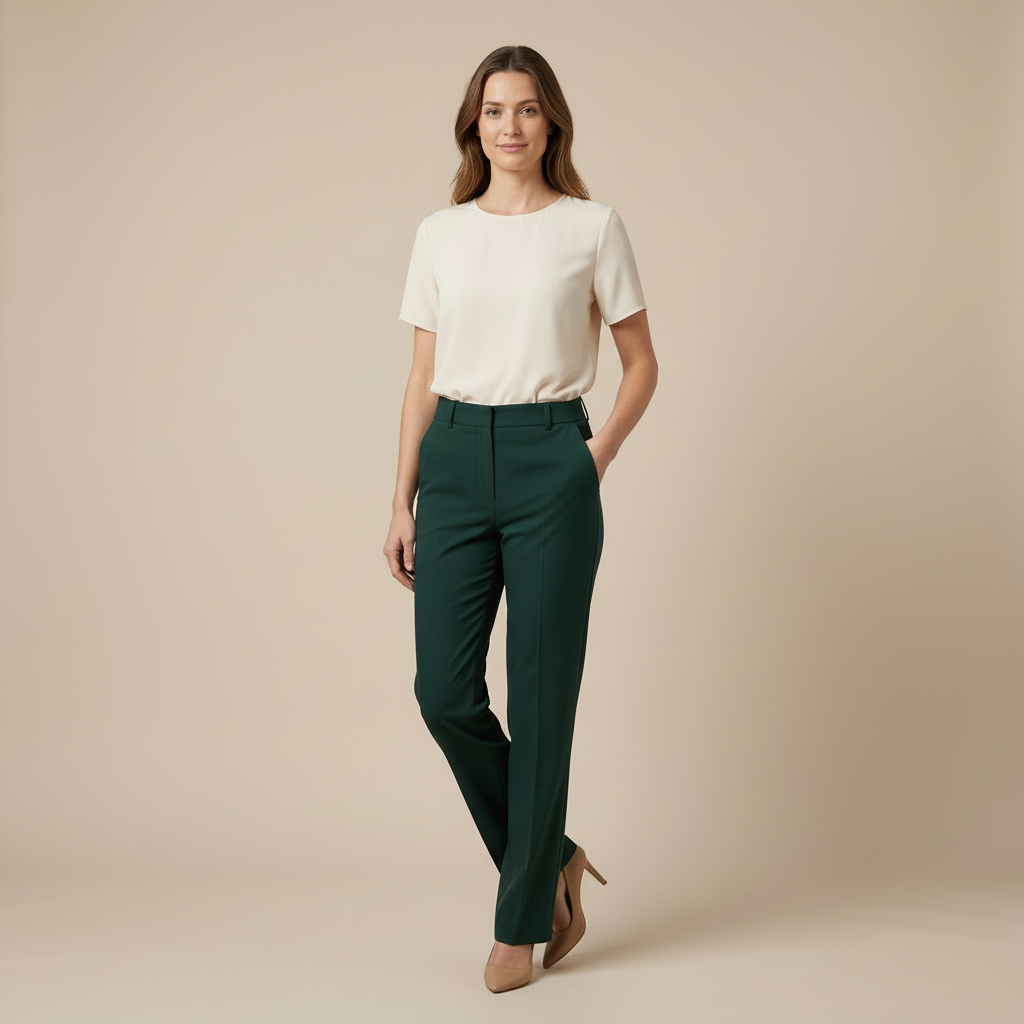 Mika – High-Waisted Tailored Pants
