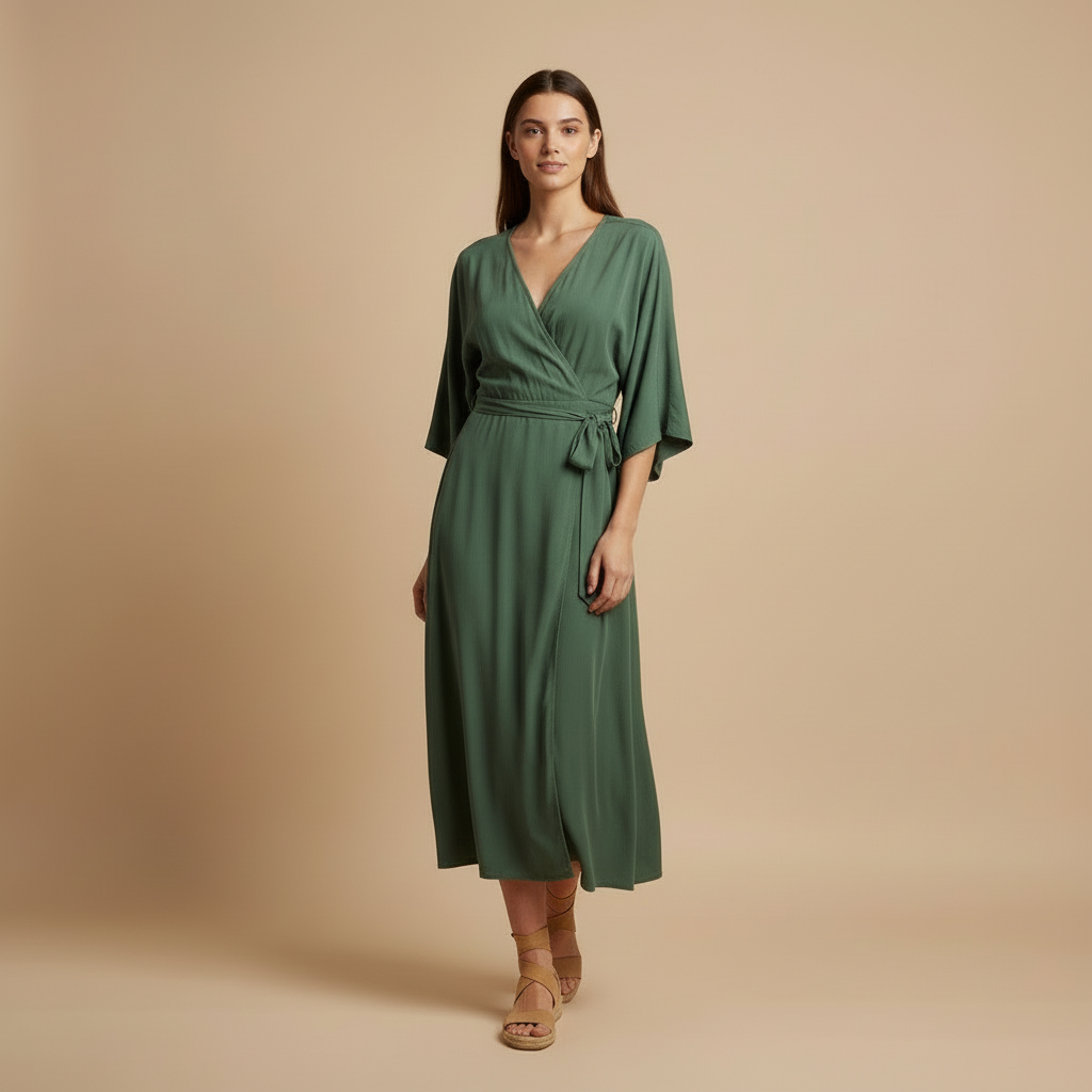 Aria – Wrap Midi Dress