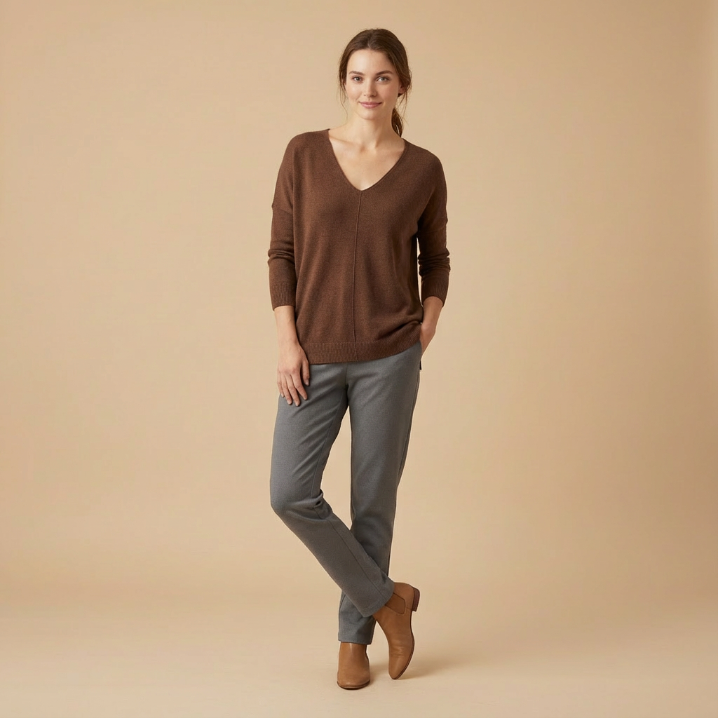 Nella – Lightweight V-Neck Sweater