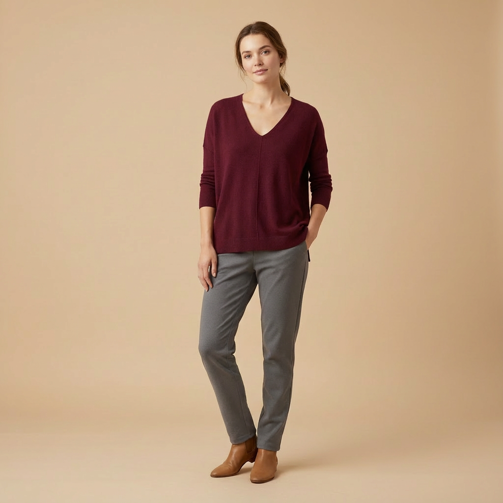 Nella – Lightweight V-Neck Sweater