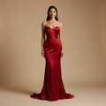 Selene – Strapless Sculpting Silk Maxi Dress