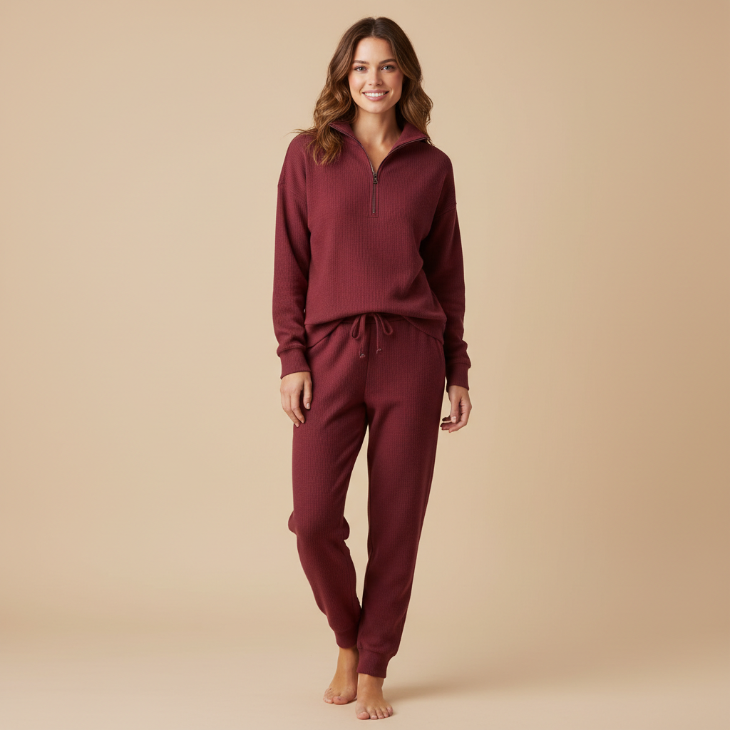 Nova – Half-Zip Lounge Set with Joggers