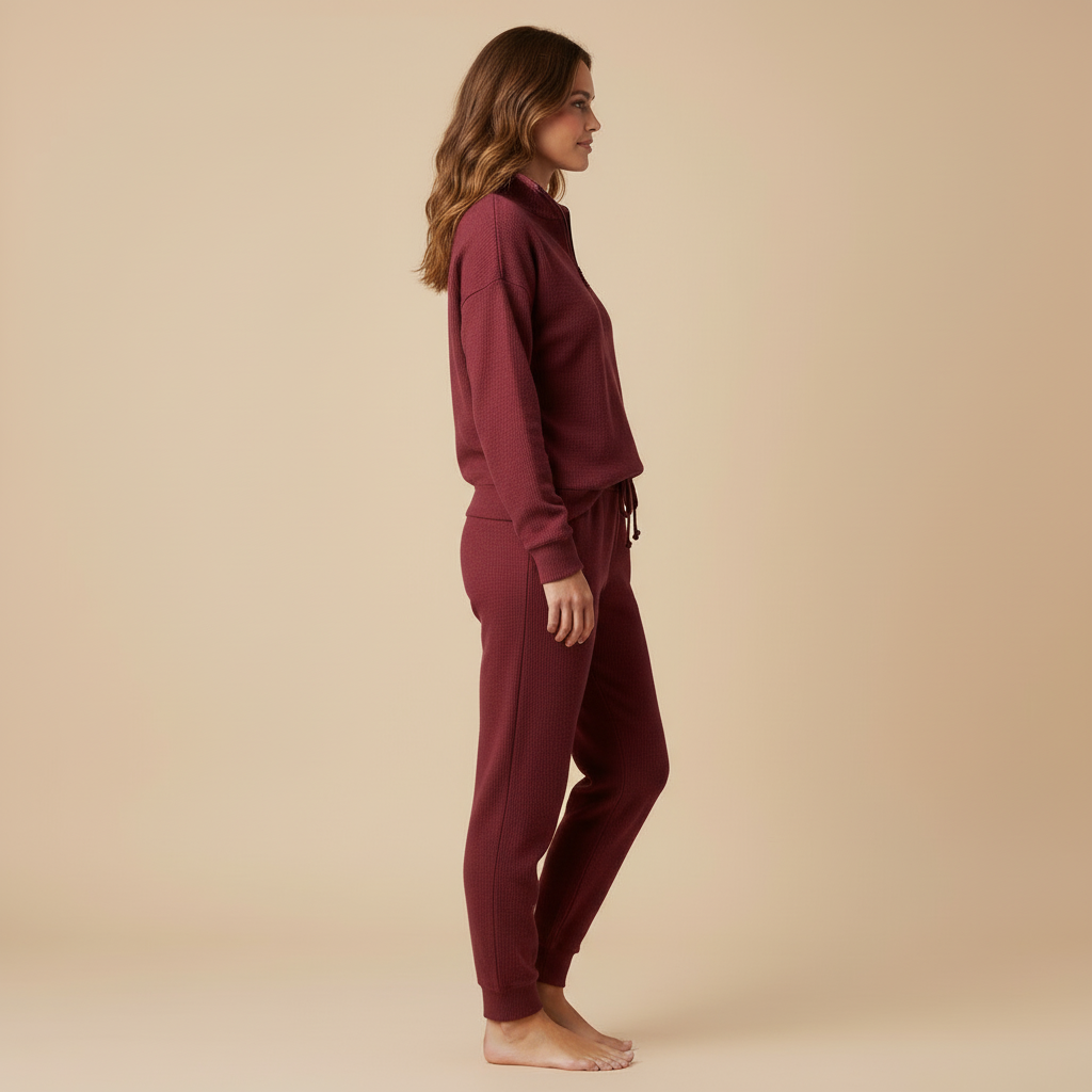 Nova – Half-Zip Lounge Set with Joggers