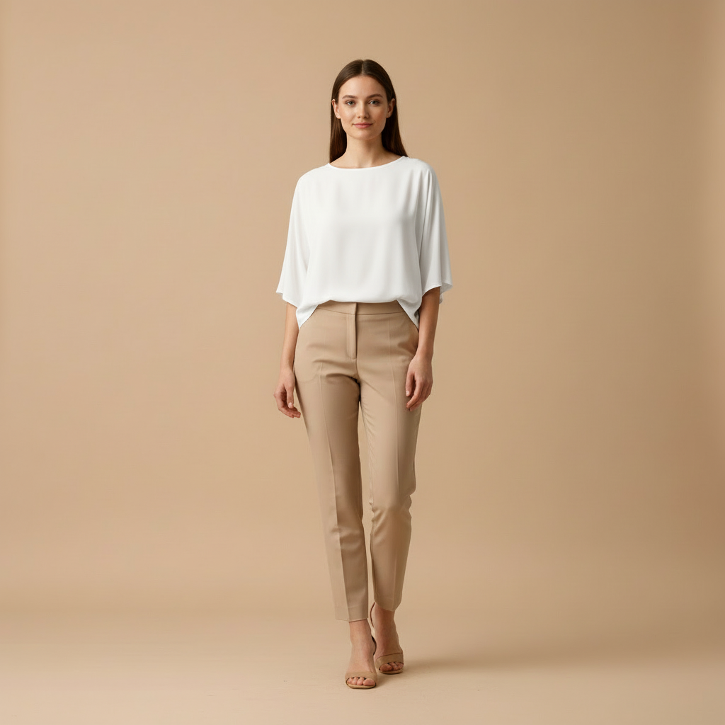 Lyra – Fitted Ankle-Length Pants