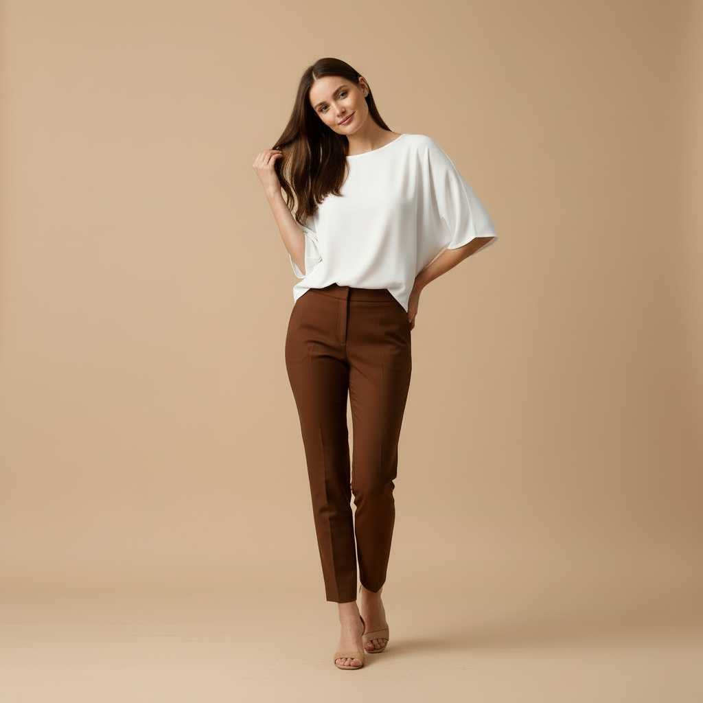 Lyra – Fitted Ankle-Length Pants
