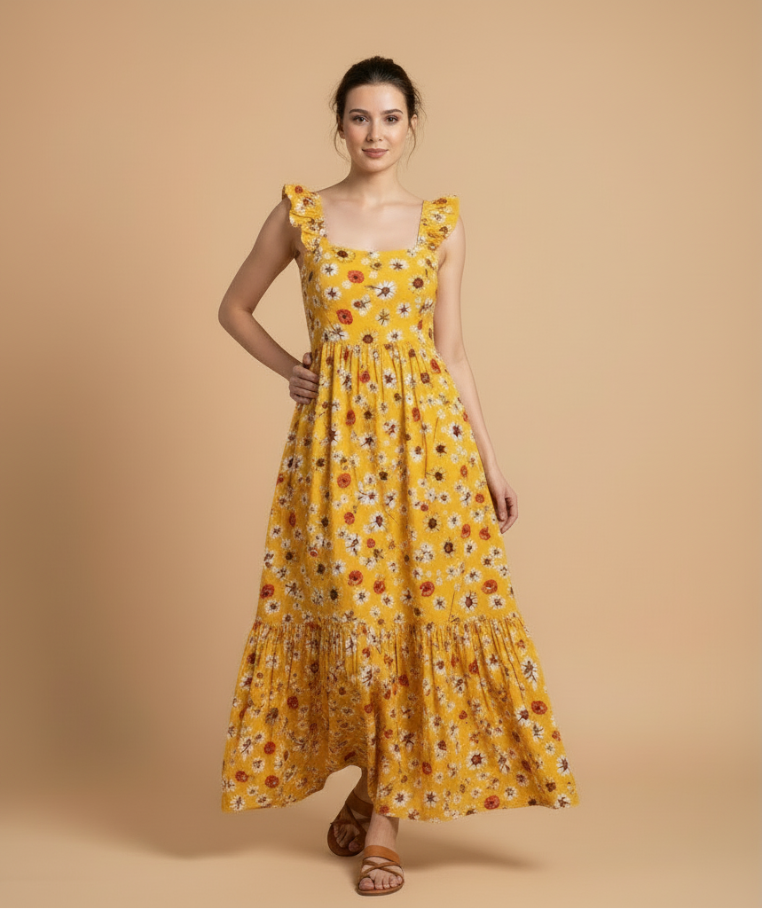 Alina – Floral Summer Dress