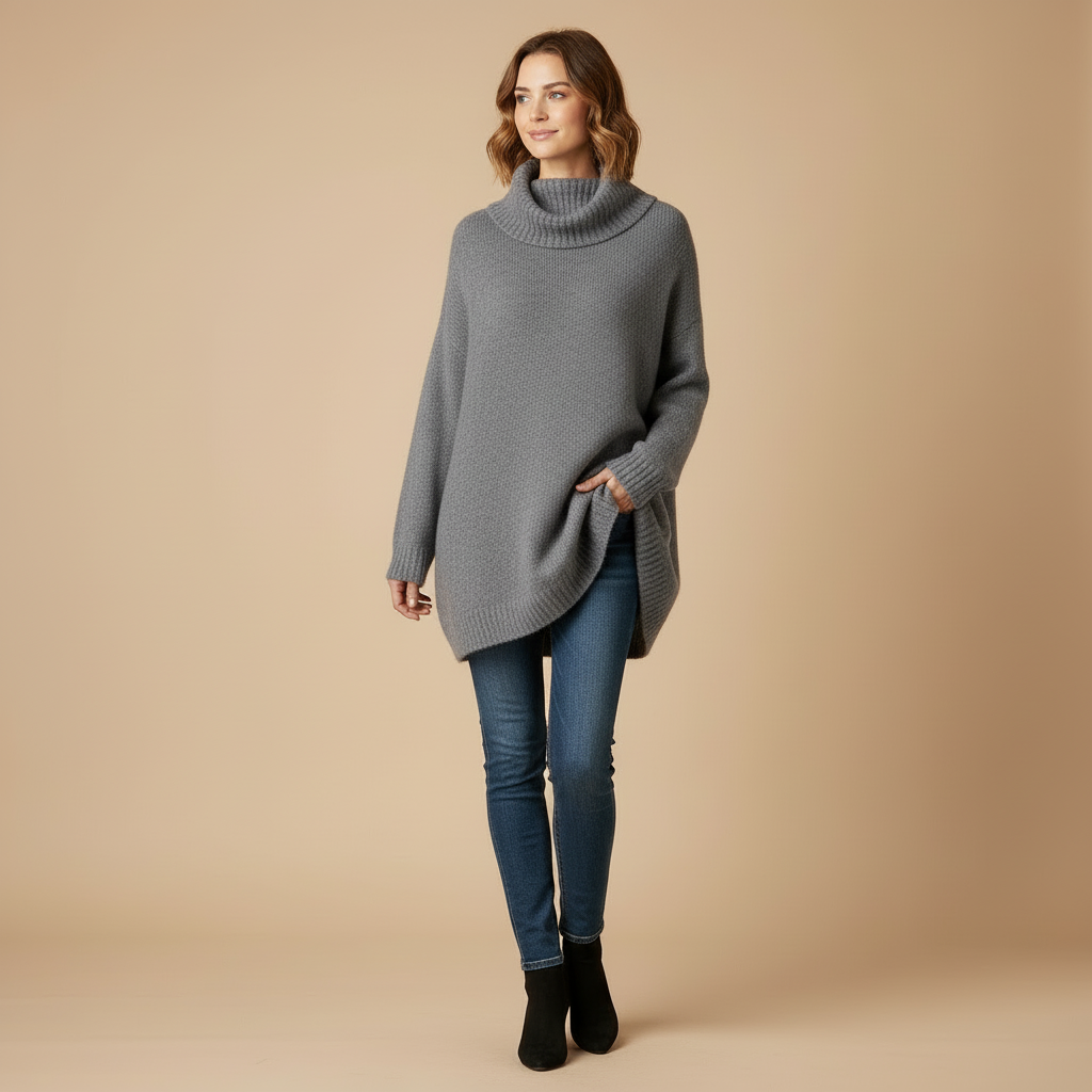 Isolde – Oversized Turtleneck Sweater