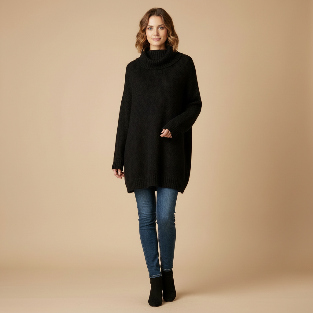Isolde – Oversized Turtleneck Sweater