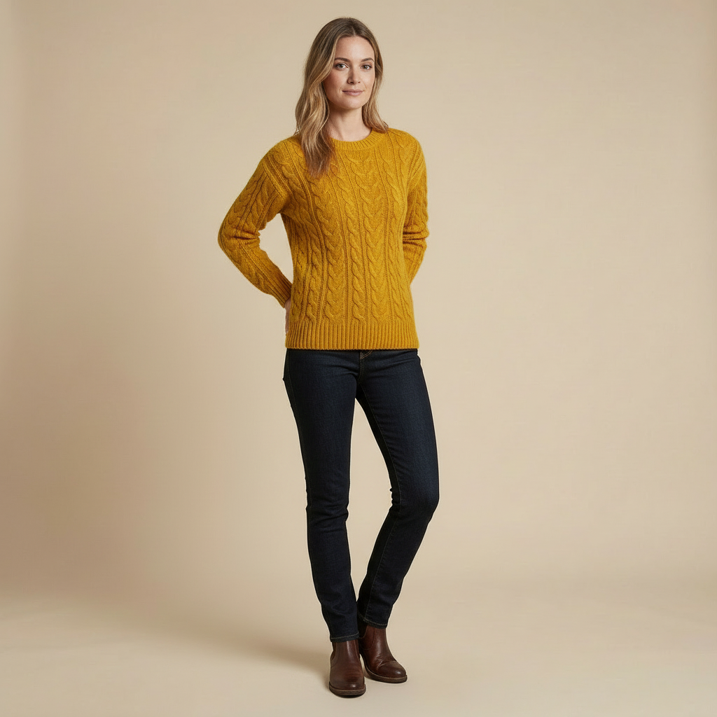 Clara – Cable Knit Sweater