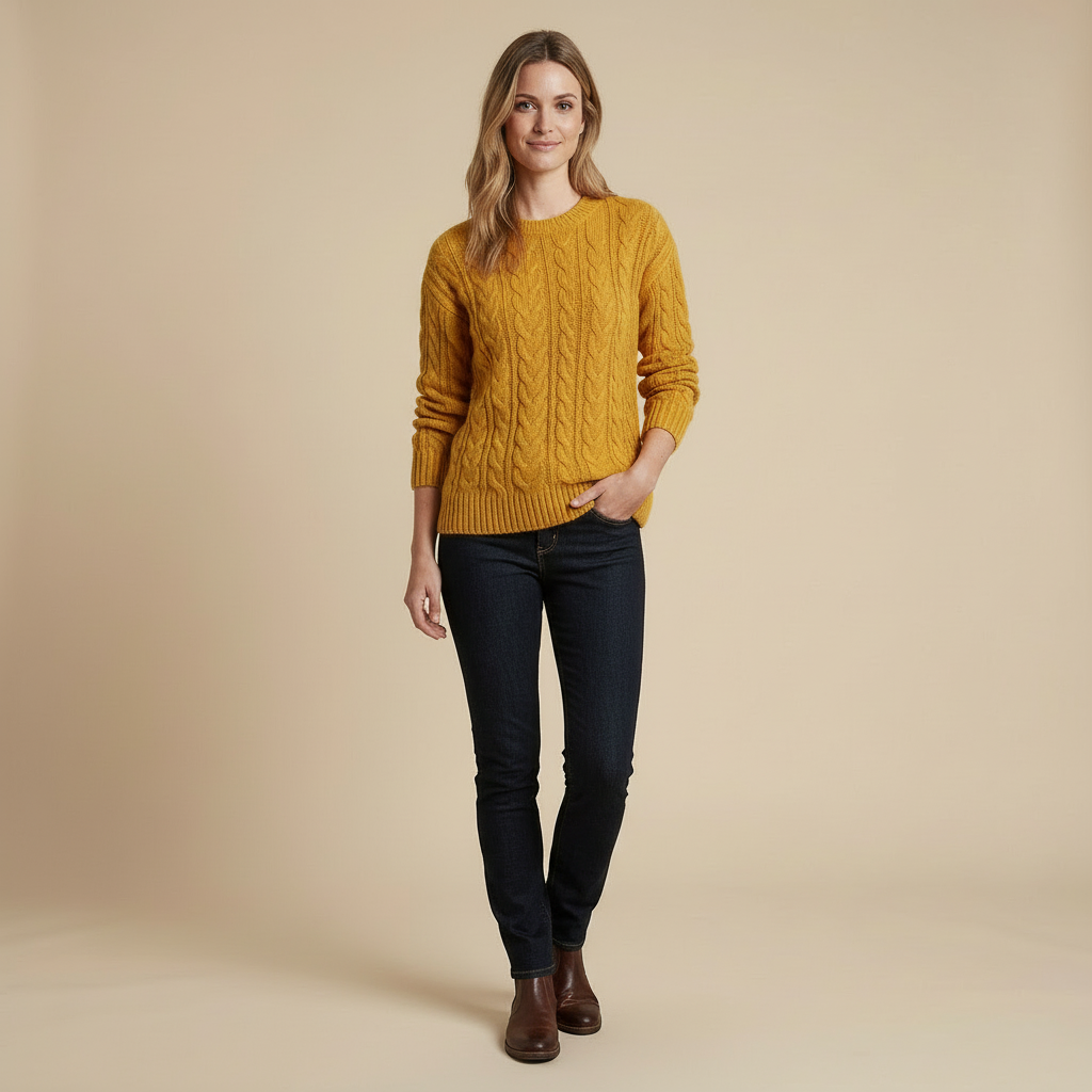 Clara – Cable Knit Sweater