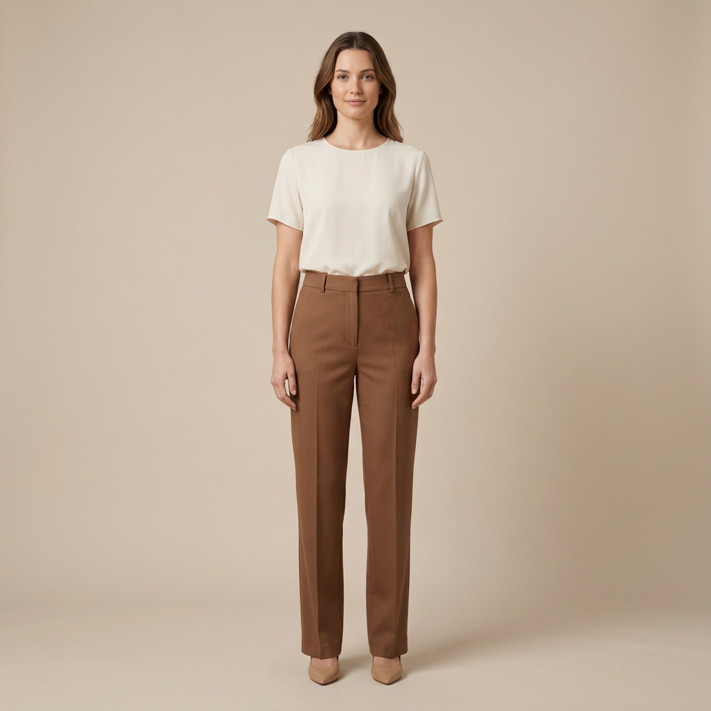 Mika – High-Waisted Tailored Pants